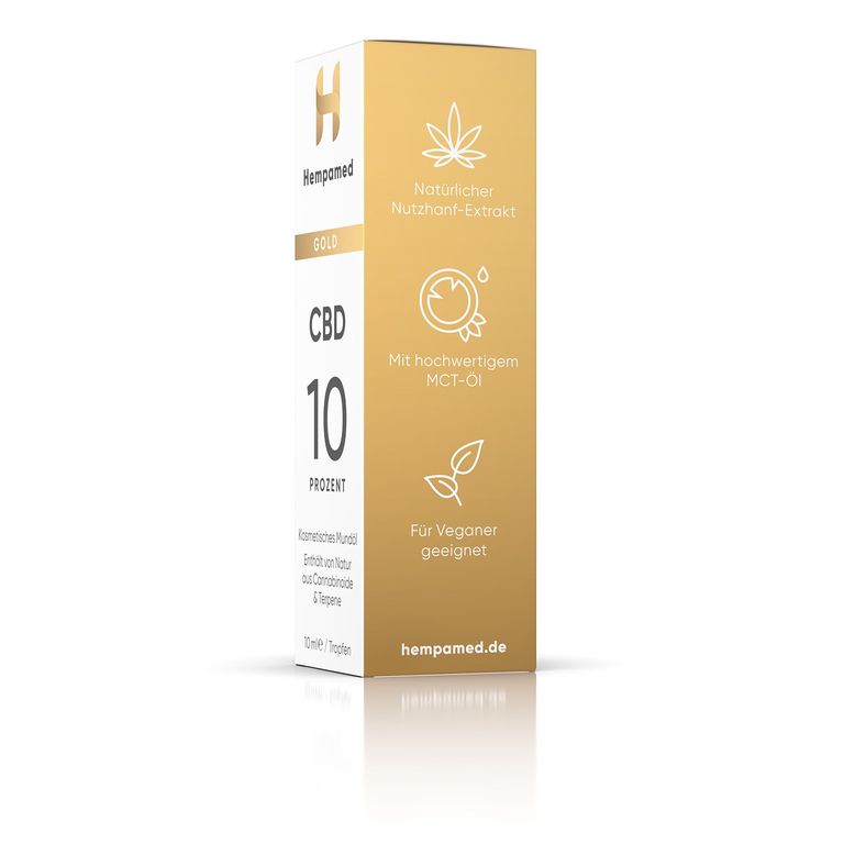 Shopapotheke Hempamed 3x Gold CBD Öl 10 %
