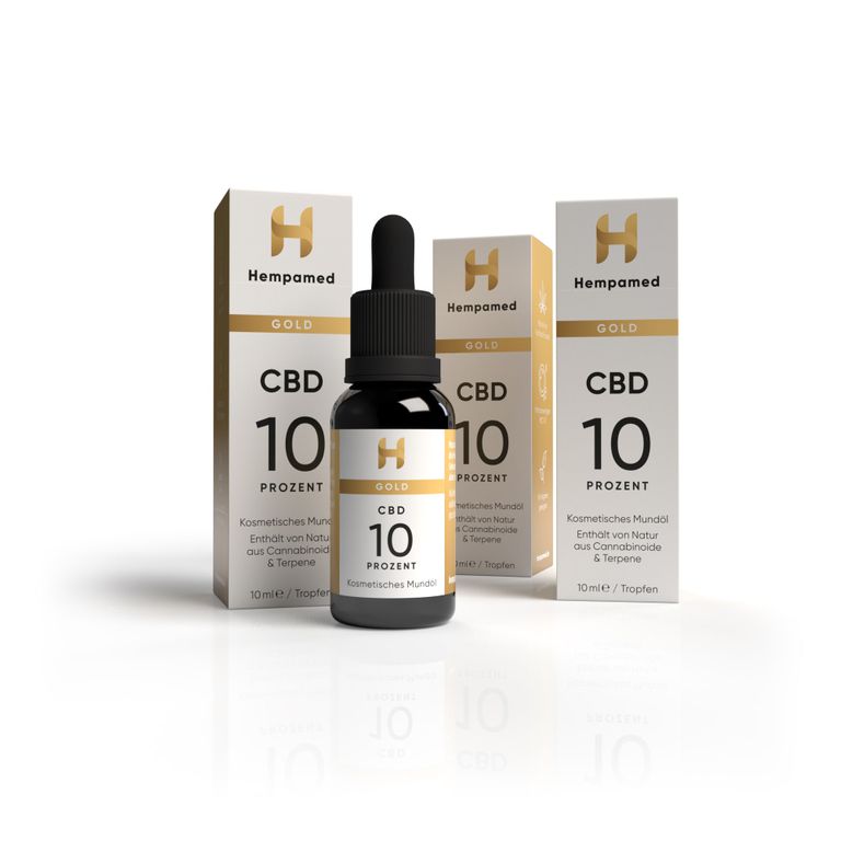 shopapotheke Hempamed 3x Gold CBD Öl 10 %