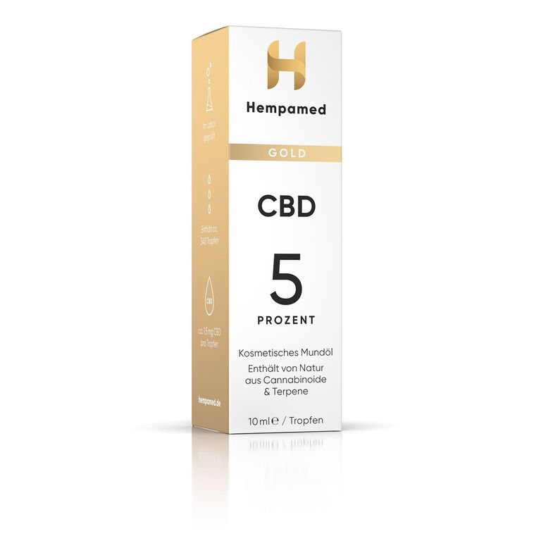 Shopapotheke Hempamed 3x Gold CBD Öl 5 %