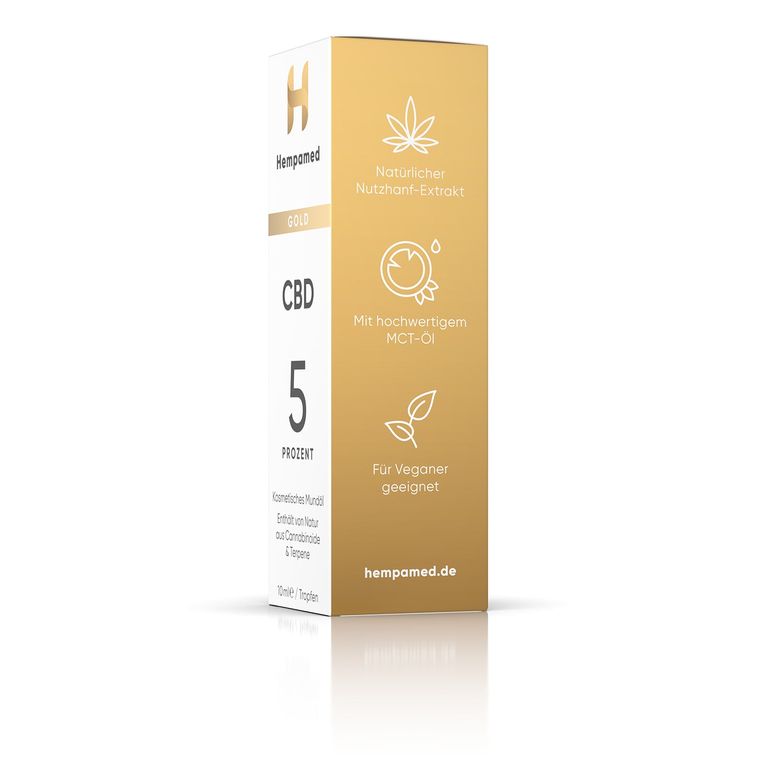 Shopapotheke Hempamed 3x Gold CBD Öl 5 %