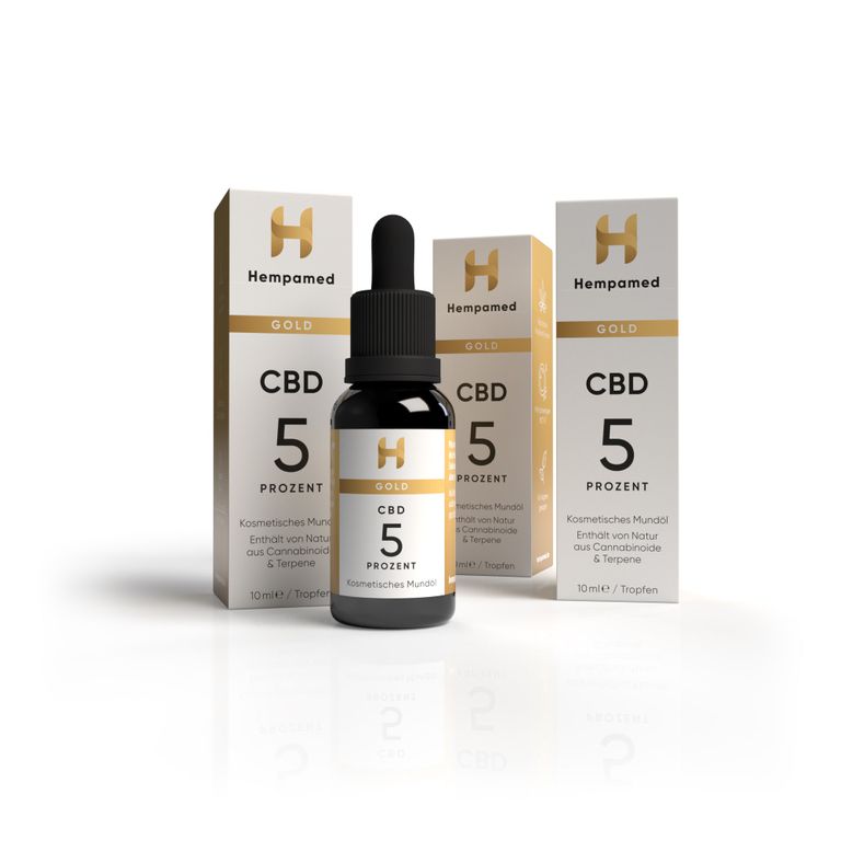 shopapotheke Hempamed 3x Gold CBD Öl 5 %