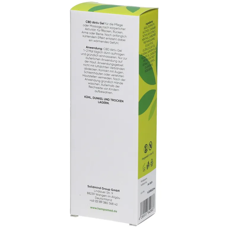 Shopapotheke Hempamed CBD AKTIV GEL