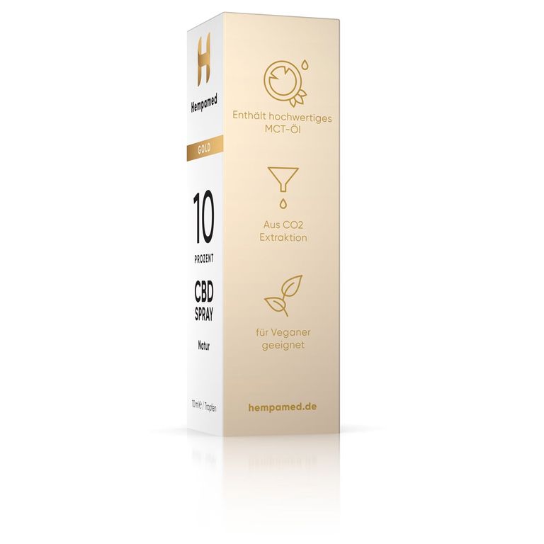 Shopapotheke Hempamed Gold CBD Mundspray 10 %