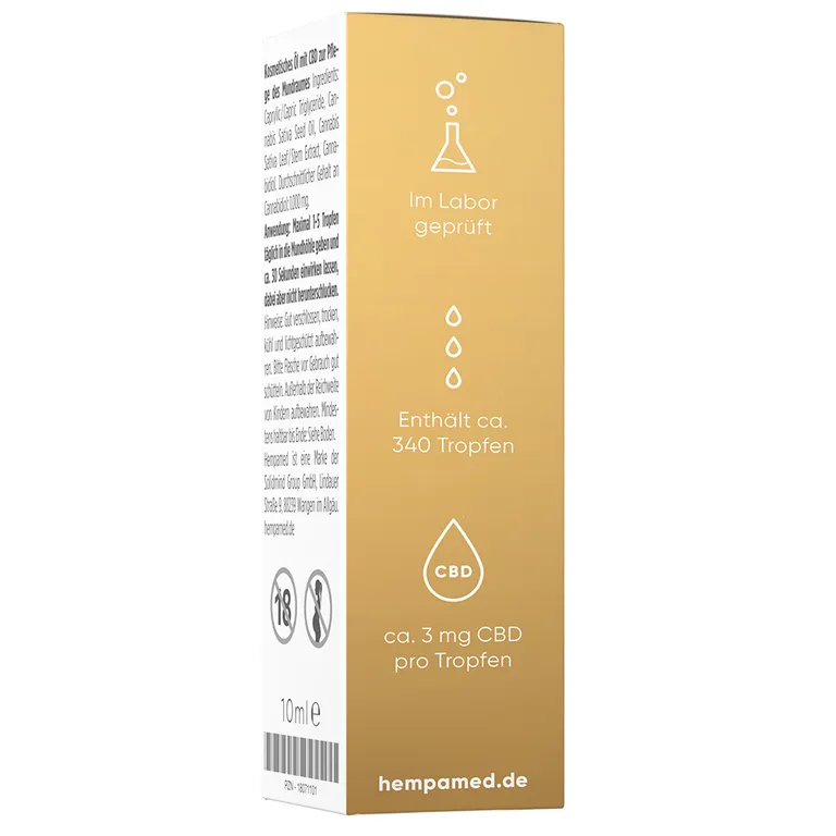 Shopapotheke Hempamed Gold CBD Öl 10 %