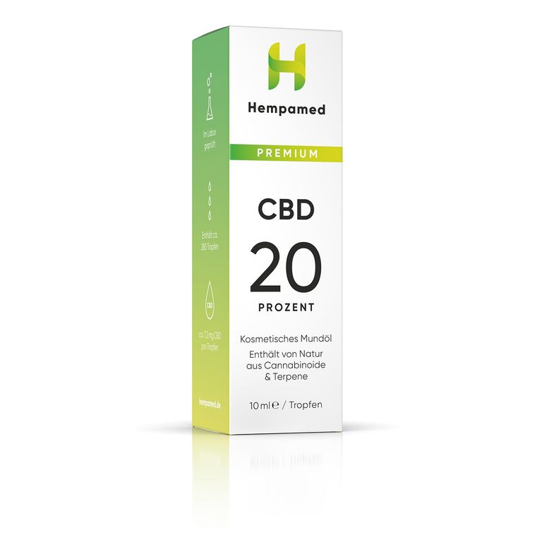 Shopapotheke Hempamed Premium CBD Öl 20 %
