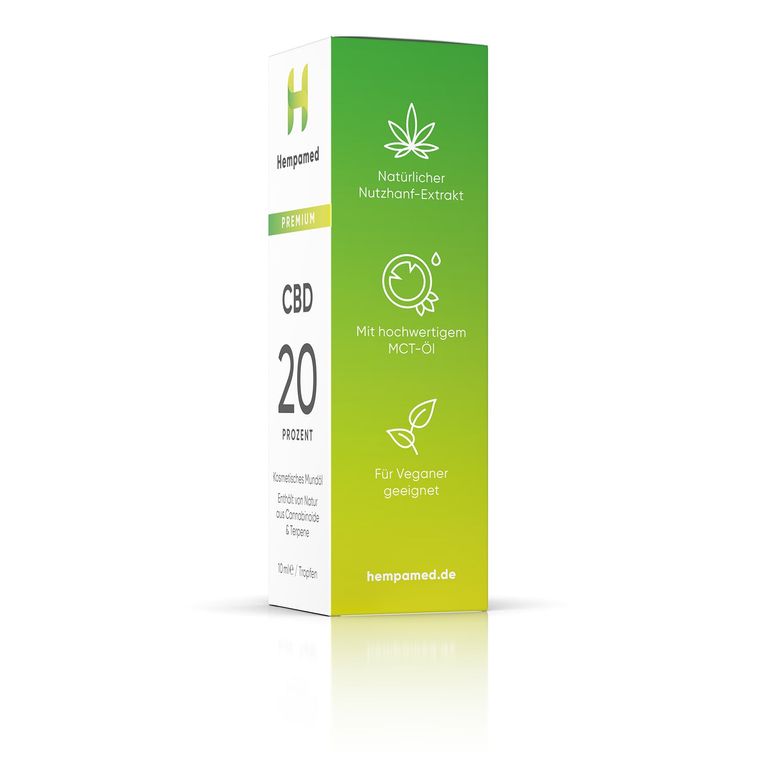 Shopapotheke Hempamed Premium CBD Öl 20 %