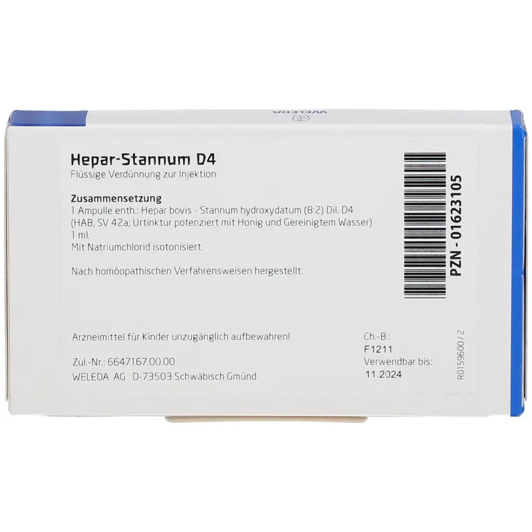 Shopapotheke Hepar Stannum D4