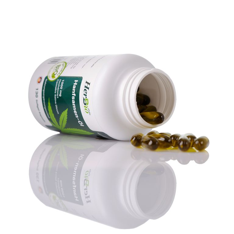 Shopapotheke HerbBio Bio Hanfsamen-Öl 1000mg