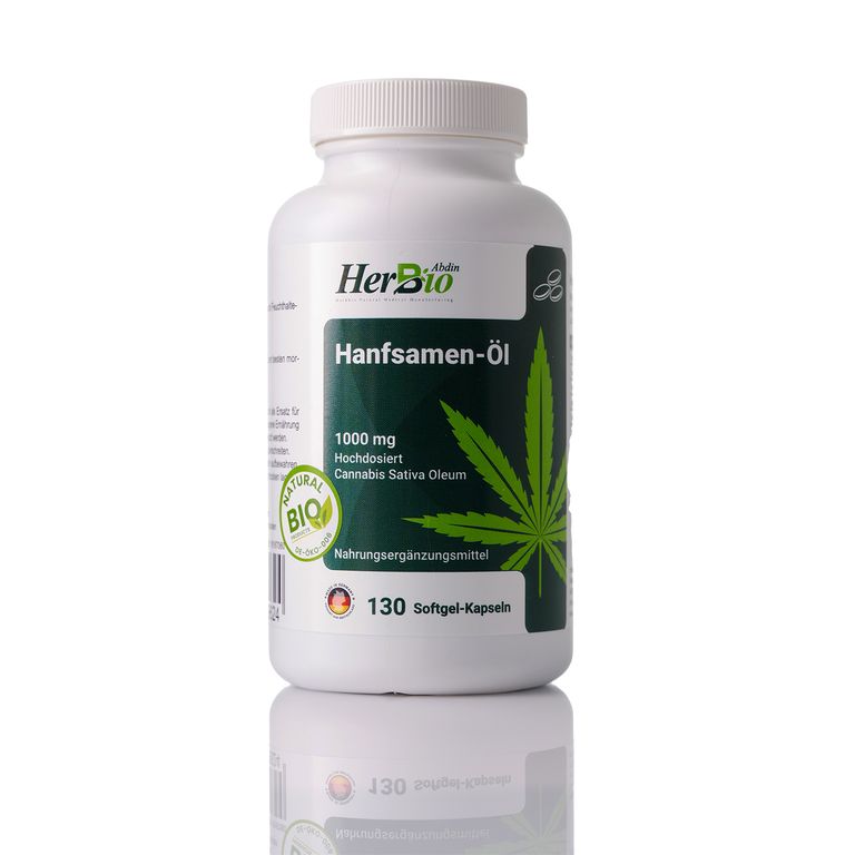 shopapotheke HerbBio bio Hanfsamen-Öl 1000mg