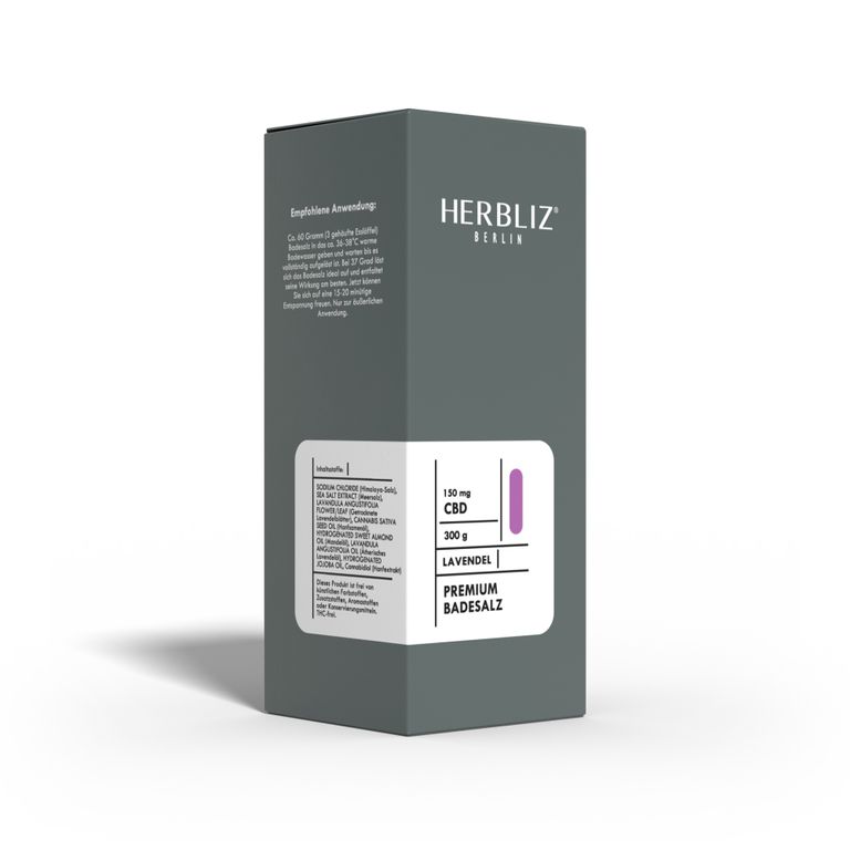 Shopapotheke HERBLIZ Lavendel CBD Badesalz