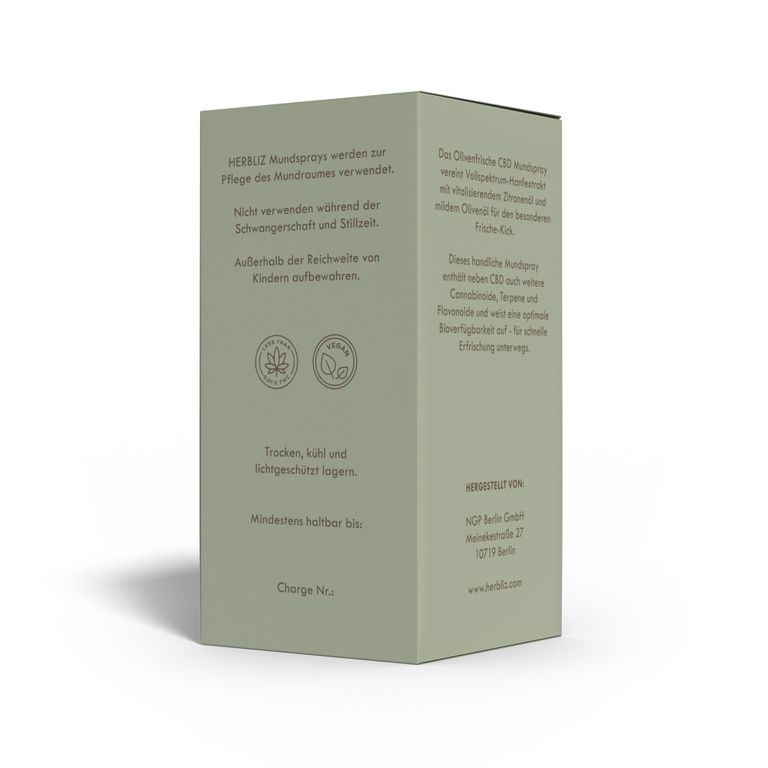 Shopapotheke HERBLIZ Olivenfrische CBD Öl 20%