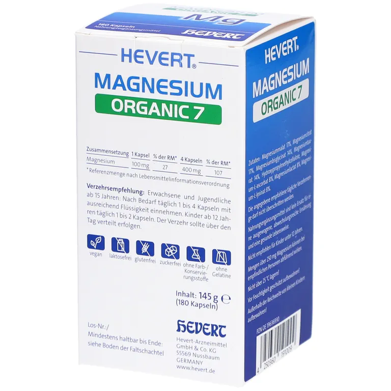 Shopapotheke Hevert Magnesium Organic 7