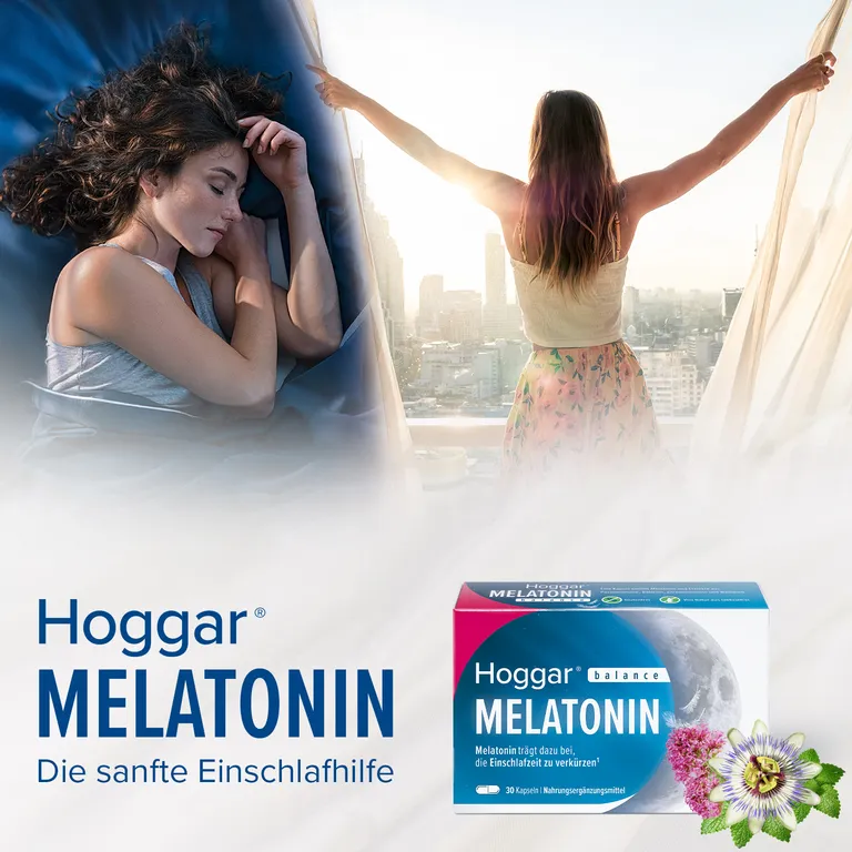 Shopapotheke Hoggar® Melatonin Einschlaf-Kapseln