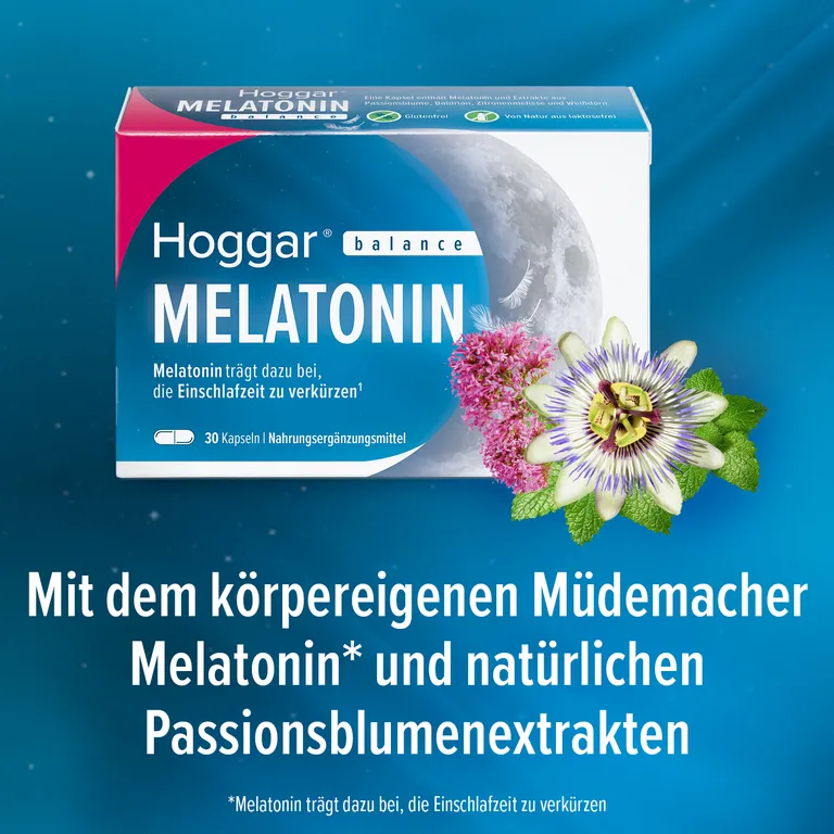Shopapotheke Hoggar® Melatonin Einschlaf-Kapseln