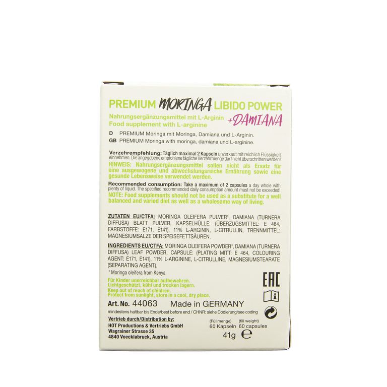 Shopapotheke Hot - Moringa Frau Libido Booster