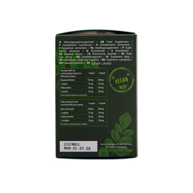 Shopapotheke Hot - Moringa Man Libido Booster