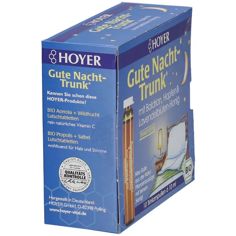 Shopapotheke Hoyer Gute Nacht Trunk®