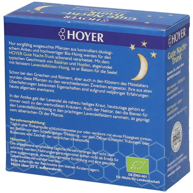 Shopapotheke Hoyer Gute Nacht Trunk®