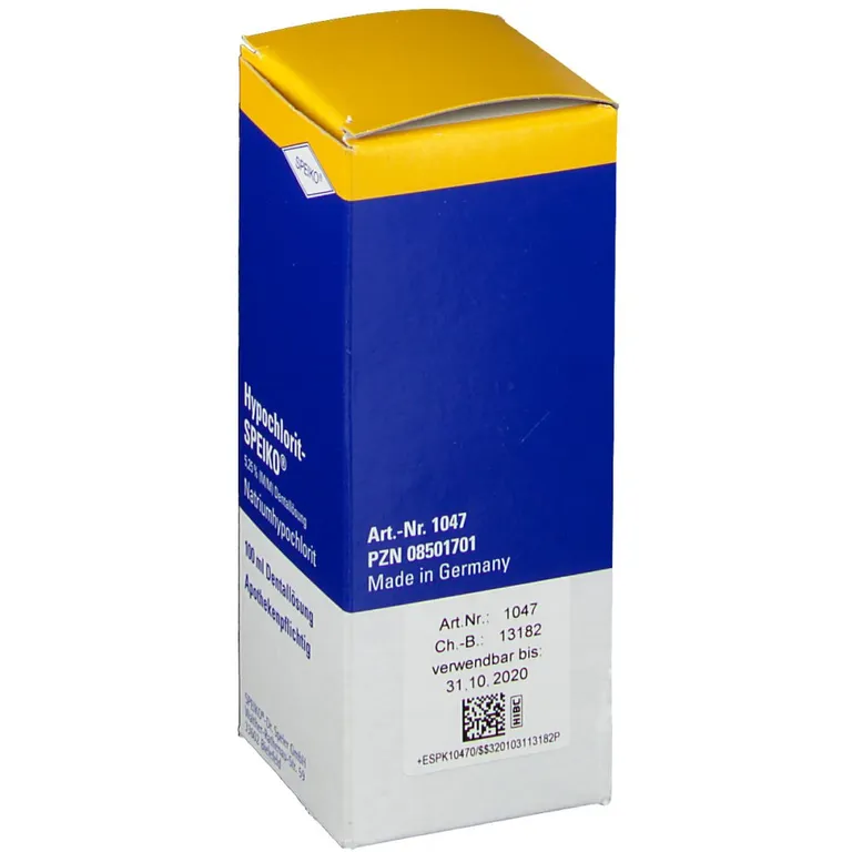 Shopapotheke Hypochlorit-SPEIKO 5 25% Dentallösung