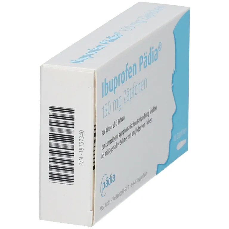 Shopapotheke Ibuprofen Pädia® 150 Mg Zäpfchen