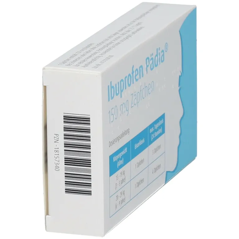 Shopapotheke Ibuprofen Pädia® 150 Mg Zäpfchen