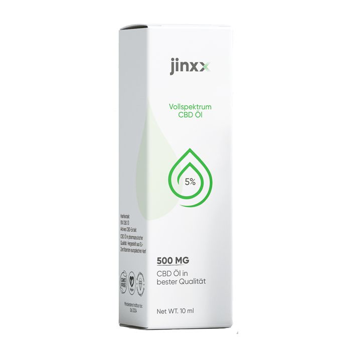 shopapotheke Jinxx - 5% Vollspektrum CBD Öl THC-frei