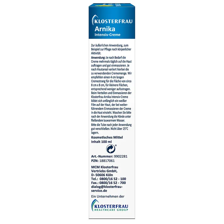 Shopapotheke Klosterfrau Arnika Intensiv-Creme