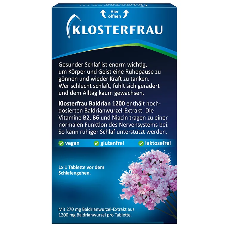 Shopapotheke KLOSTERFRAU Baldrian 1200