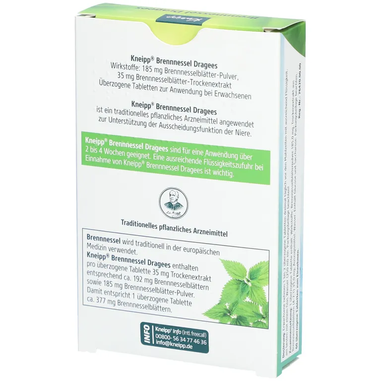Shopapotheke Kneipp Brennnessel Dragees