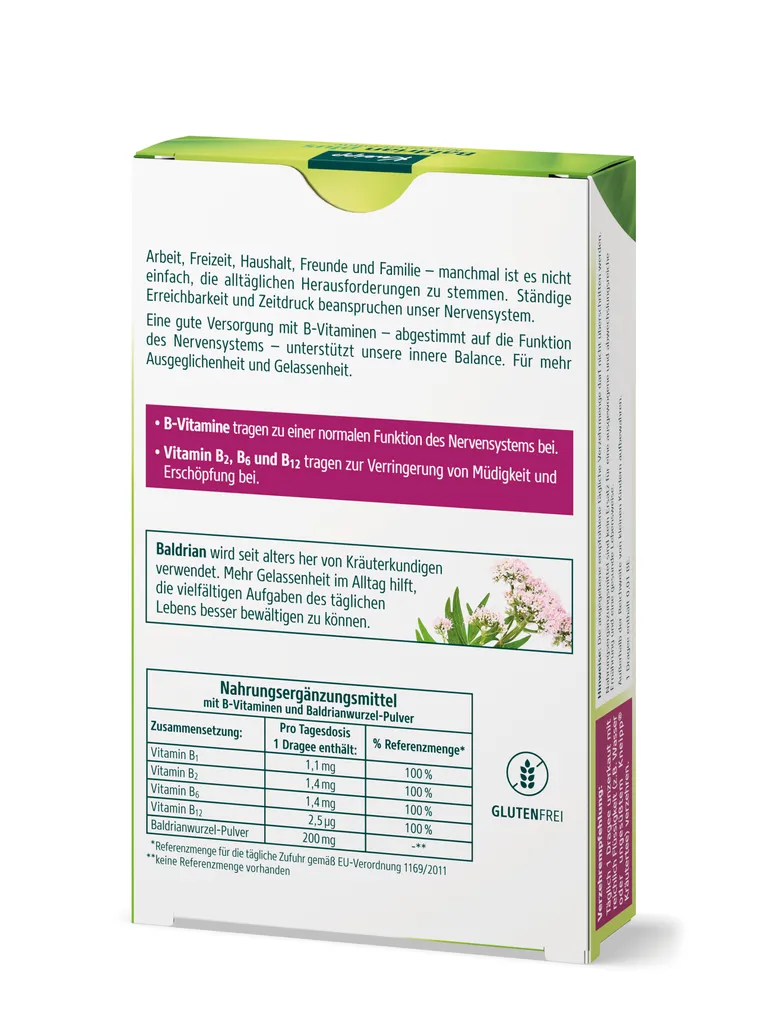 Shopapotheke Kneipp® Baldrian Plus Nervenvitamine