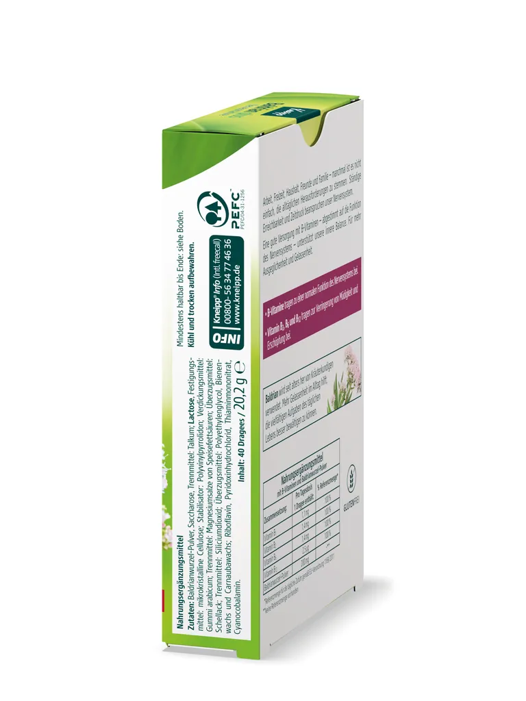 Shopapotheke Kneipp® Baldrian Plus Nervenvitamine