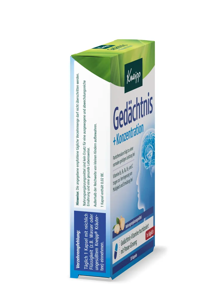 Shopapotheke Kneipp® Gedächtnis + Konzentration