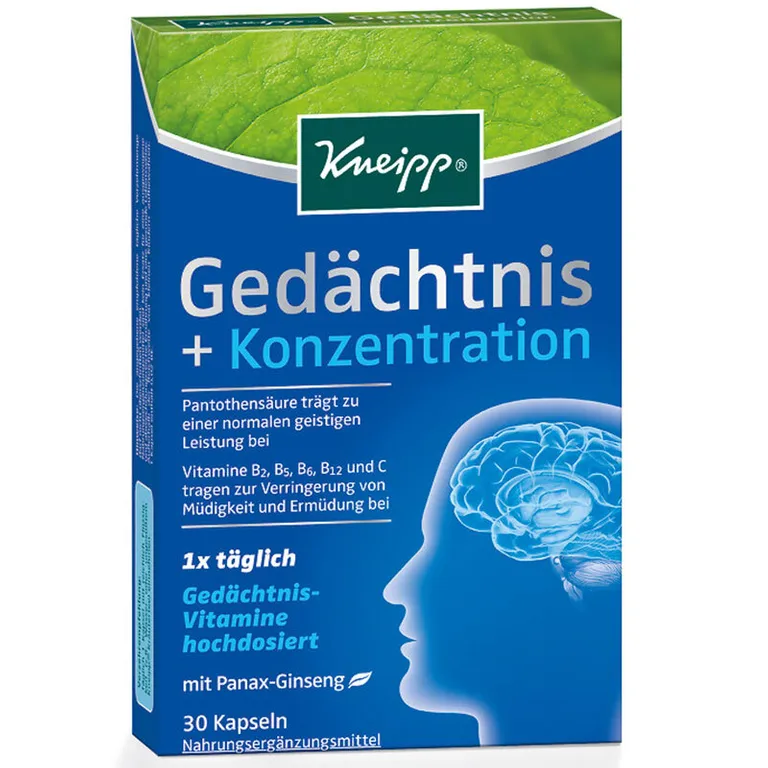 shopapotheke Kneipp® Gedächtnis + Konzentration