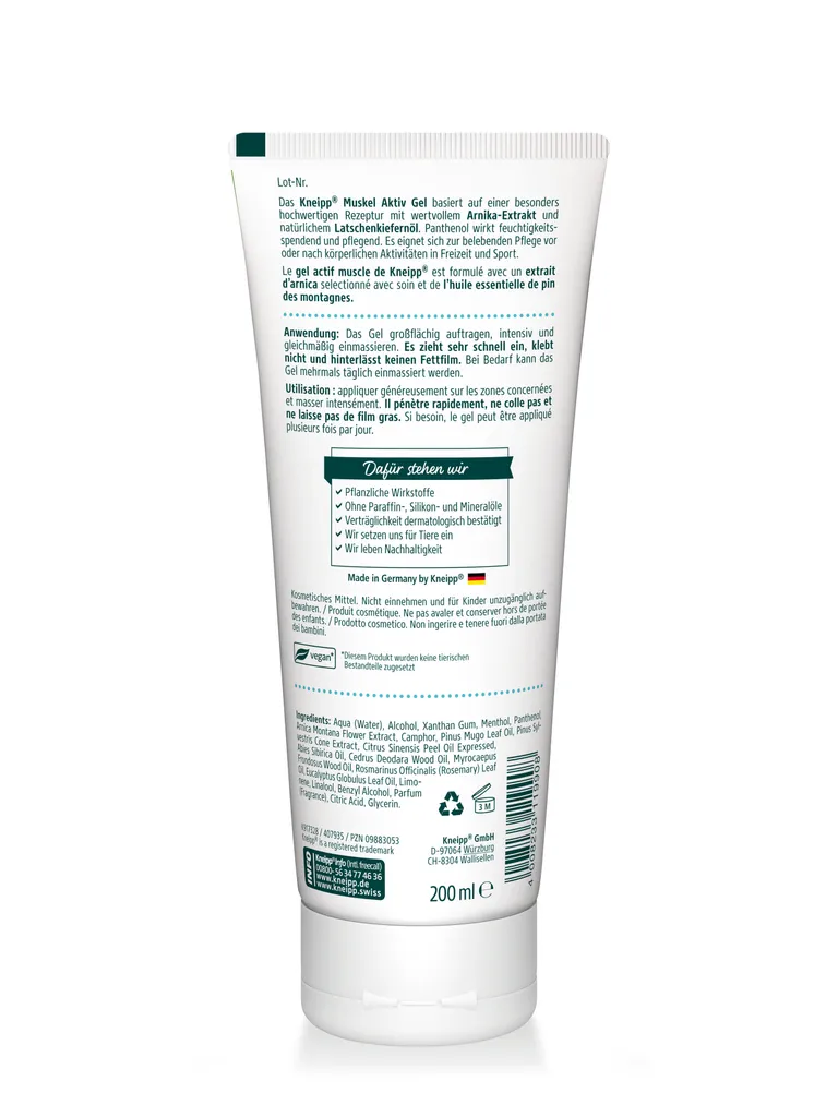 Shopapotheke Kneipp® Muskel Aktiv Gel