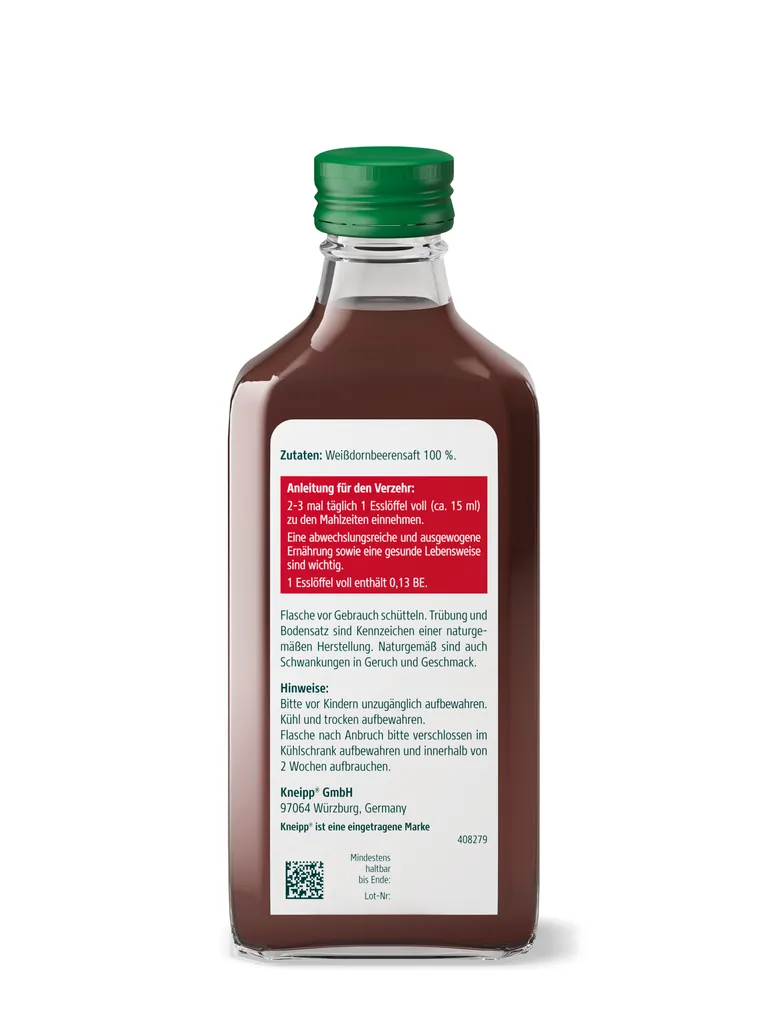 Shopapotheke Kneipp® Weißdorn Beerensaft