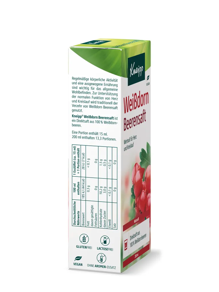 Shopapotheke Kneipp® Weißdorn Beerensaft
