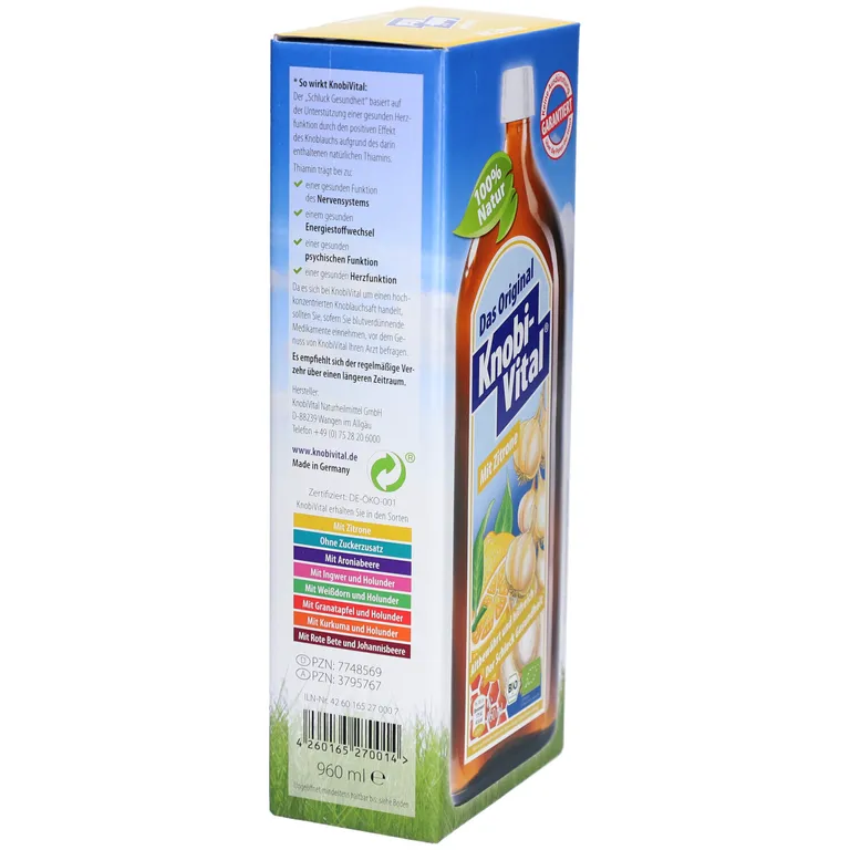 Shopapotheke KnobiVital® Mit Zitrone Bio