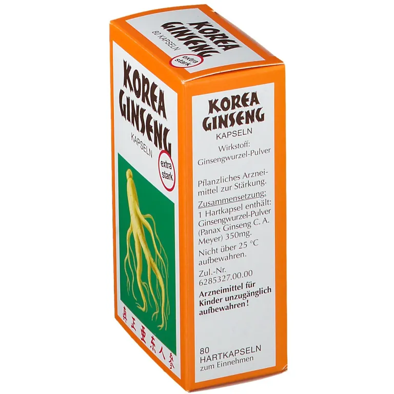 Shopapotheke Korea Ginseng Kapseln Extra Stark
