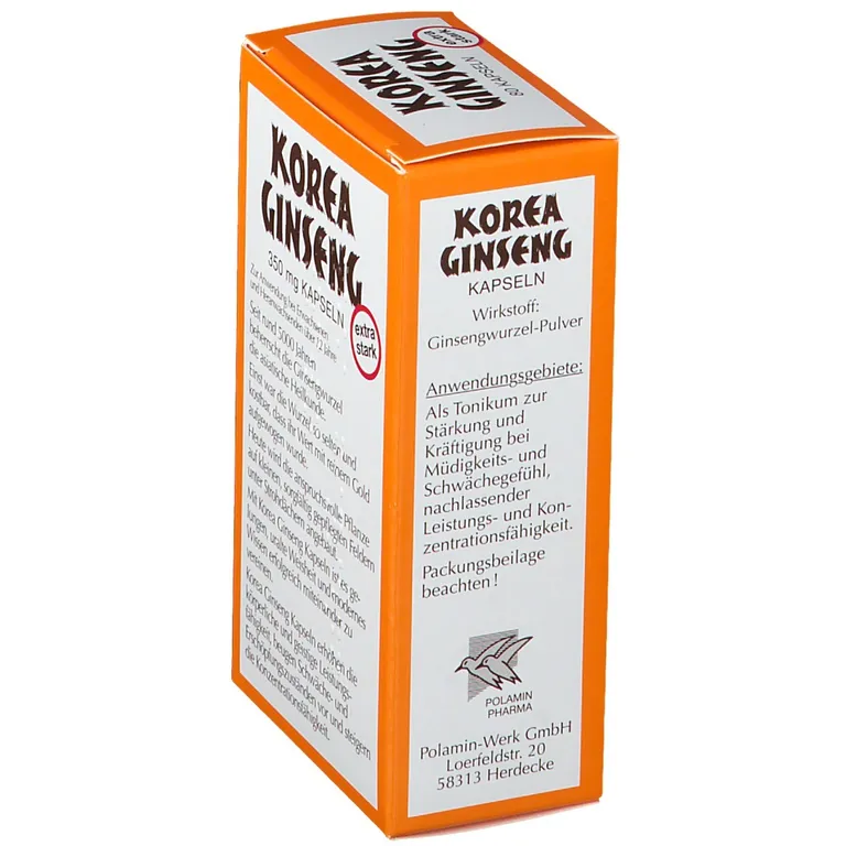 Shopapotheke Korea Ginseng Kapseln Extra Stark
