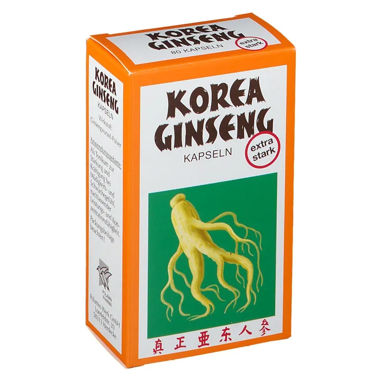 shopapotheke Korea Ginseng Kapseln extra stark