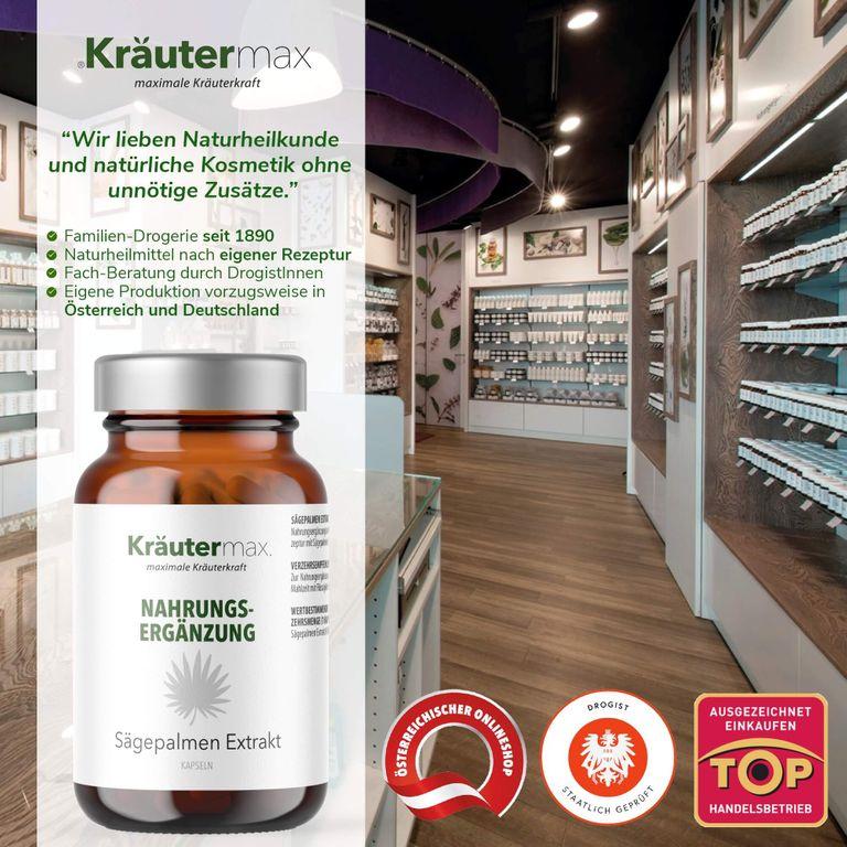 Shopapotheke Kräutermax Sägepalme Extrakt Kapseln