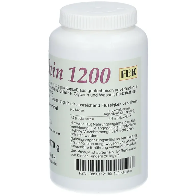 Shopapotheke Lecithin 1200 Kapseln