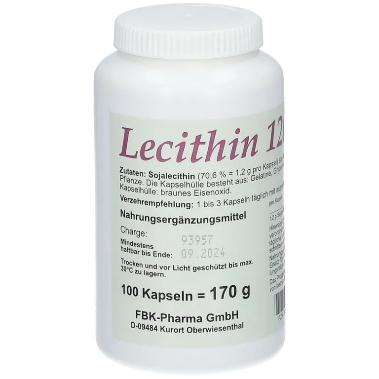 shopapotheke Lecithin 1200 Kapseln