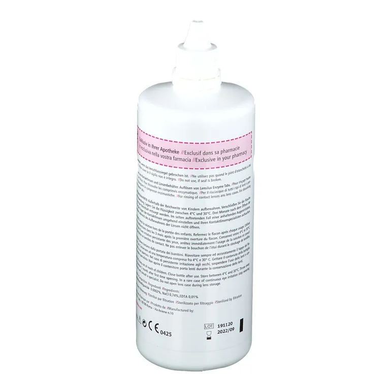 Shopapotheke Lensilux Saline Kochsalzlösung
