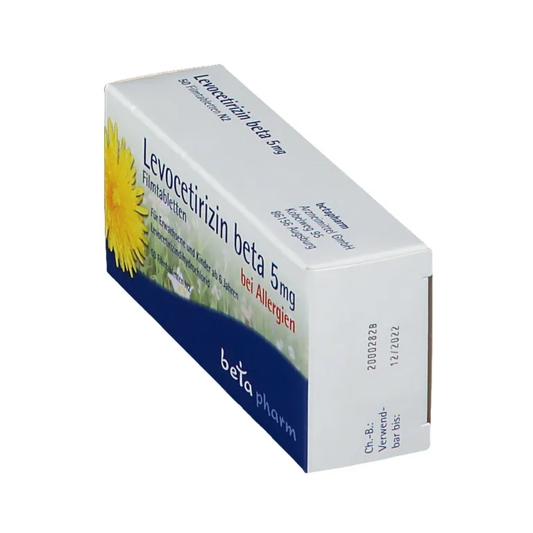 Shopapotheke Levocetirizin Beta 5 Mg