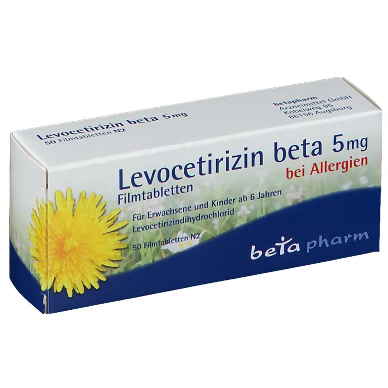 shopapotheke Levocetirizin beta 5 mg