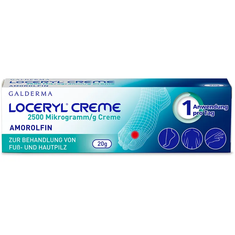 shopapotheke Loceryl® Creme gegen Fußpilz