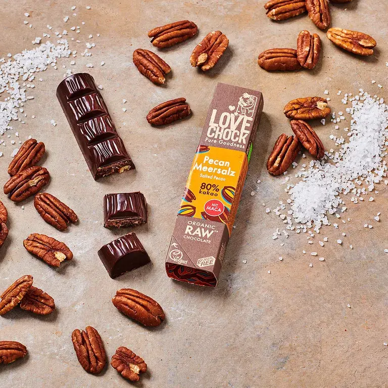 Shopapotheke LOVECHOCK Pecan Meersalz 80% Kakao