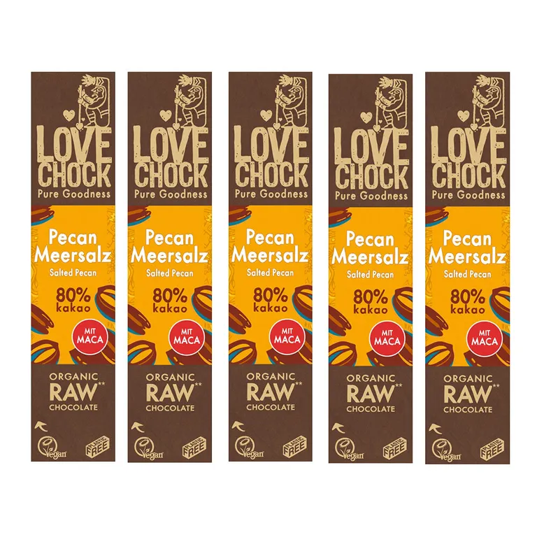 shopapotheke LOVECHOCK Pecan Meersalz 80% Kakao