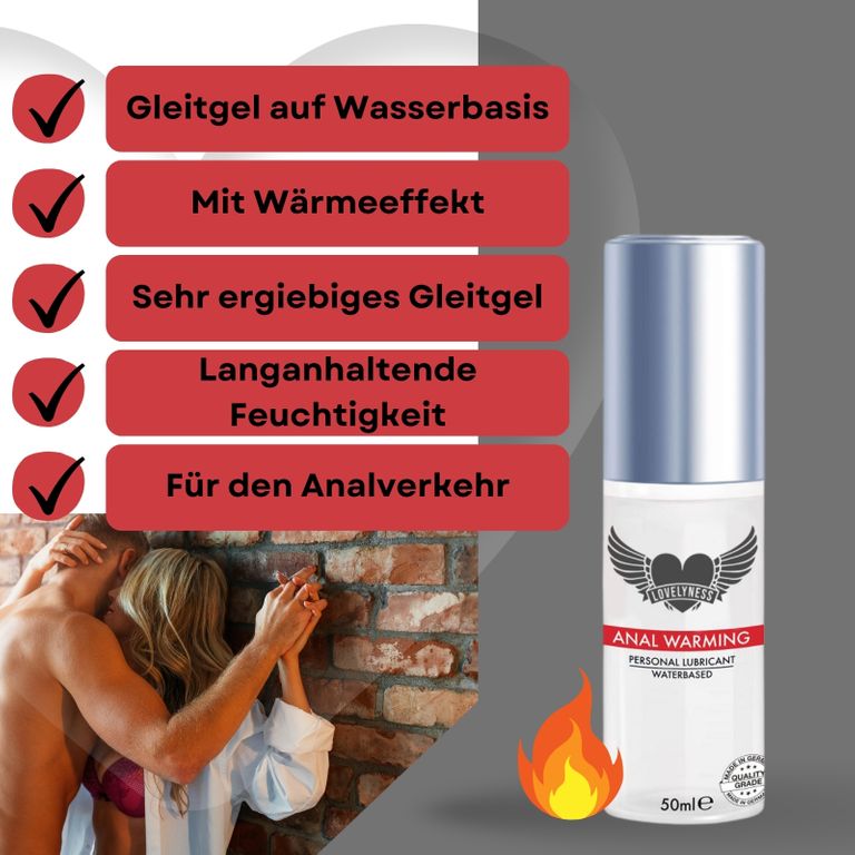 Shopapotheke Lovelyness - Wärmendes Anal Gleitgel